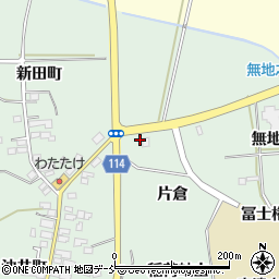 福島県二本松市油井片倉周辺の地図