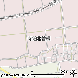 新潟県長岡市寺泊北曽根周辺の地図