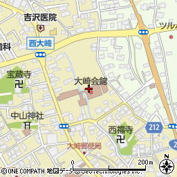 大崎会館周辺の地図