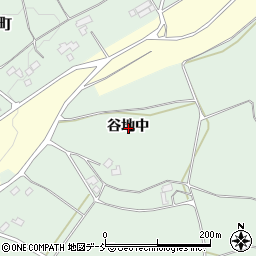 福島県二本松市油井谷地中周辺の地図
