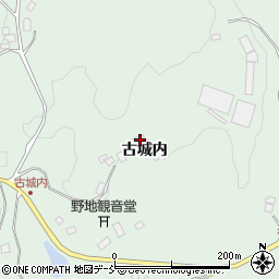 福島県二本松市下川崎古城内30周辺の地図