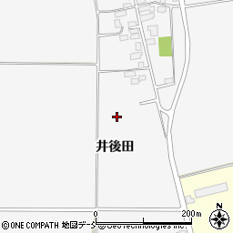 福島県喜多方市豊川町一井（井後田）周辺の地図