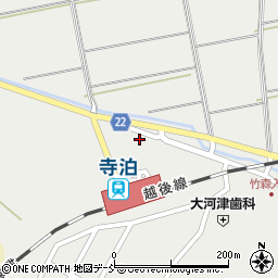 ＪＡえちご中越寺泊周辺の地図