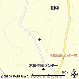 福島県二本松市木幡（田中）周辺の地図