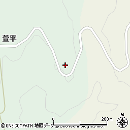 福島県川俣町（伊達郡）大綱木（鹿狼）周辺の地図