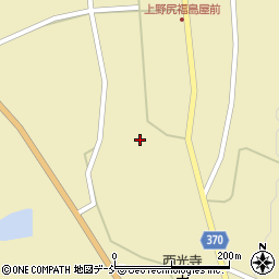 福島県耶麻郡西会津町上野尻九十打田周辺の地図