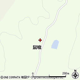 福島県伊達郡川俣町山木屋鼠喰周辺の地図