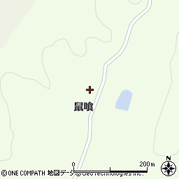 福島県川俣町（伊達郡）山木屋（鼠喰）周辺の地図