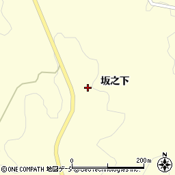 福島県二本松市木幡坂之下周辺の地図