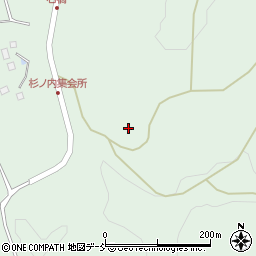 福島県二本松市下川崎姥石周辺の地図