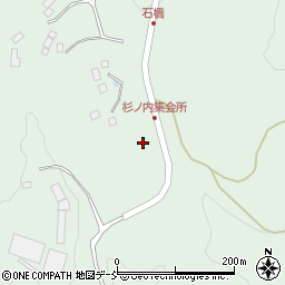 福島県二本松市下川崎大杉周辺の地図