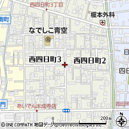 新潟県三条市西四日町周辺の地図