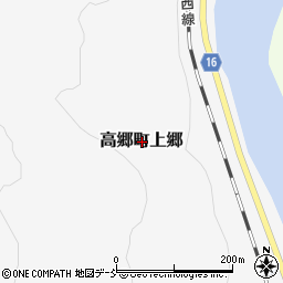 福島県喜多方市高郷町上郷周辺の地図