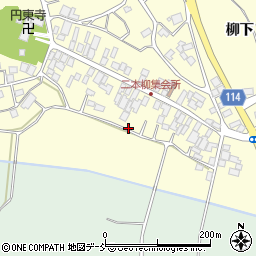 福島県二本松市渋川（二本柳）周辺の地図