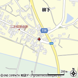 福島県二本松市渋川二本柳98-2周辺の地図