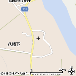 福島県喜多方市高郷町川井上川井周辺の地図