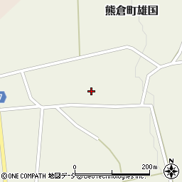 福島県喜多方市熊倉町雄国村中丙537周辺の地図