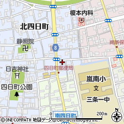 三条信用金庫四日町支店周辺の地図