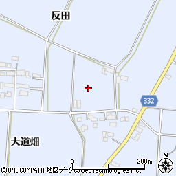 福島県喜多方市塩川町三吉反田周辺の地図
