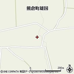 福島県喜多方市熊倉町雄国村中丙周辺の地図