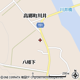 福島県喜多方市高郷町川井五百苅周辺の地図