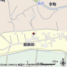 福島県二本松市渋川（原新田）周辺の地図