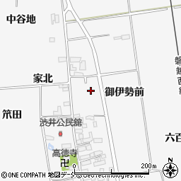 福島県喜多方市豊川町一井御伊勢前周辺の地図