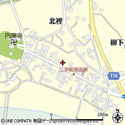 福島県二本松市渋川二本柳78周辺の地図