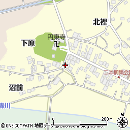 福島県二本松市渋川二本柳57周辺の地図