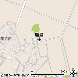 福島県喜多方市豊川町沢部鹿島周辺の地図