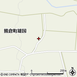 福島県喜多方市熊倉町雄国村中丙582周辺の地図