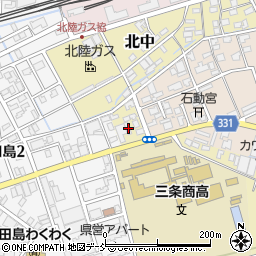 新潟県三条市北中3-19周辺の地図