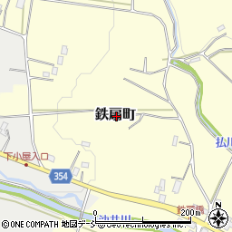 福島県二本松市鉄扇町周辺の地図