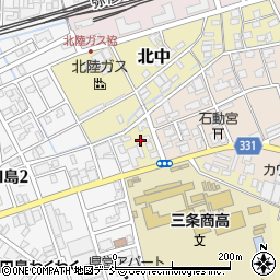 新潟県三条市北中3-6周辺の地図