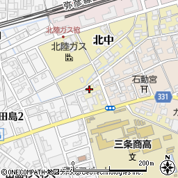 新潟県三条市北中3-4周辺の地図