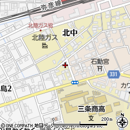 新潟県三条市北中3-9周辺の地図