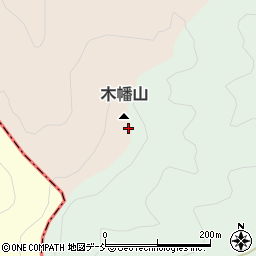 木幡山周辺の地図