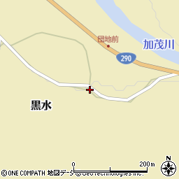 新潟県加茂市黒水793-1周辺の地図