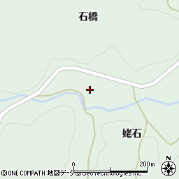 福島県二本松市下川崎大石周辺の地図