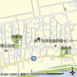 新潟県燕市熊森周辺の地図