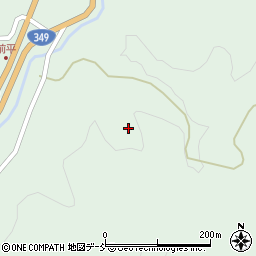 福島県川俣町（伊達郡）大綱木（和尚堂）周辺の地図