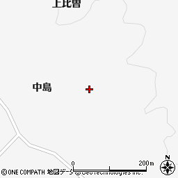 福島県相馬郡飯舘村比曽上比曽周辺の地図