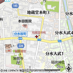 新潟県燕市地蔵堂本町周辺の地図