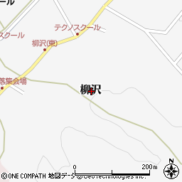 新潟県三条市柳沢周辺の地図