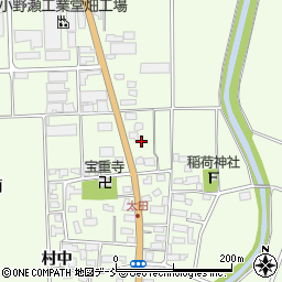 福島県喜多方市豊川町高堂太矢はぎ周辺の地図