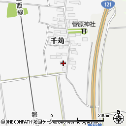 福島県喜多方市豊川町一井千苅121周辺の地図