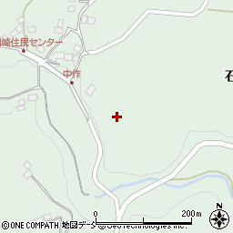 福島県二本松市下川崎休石山周辺の地図