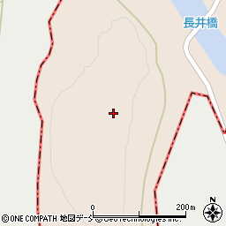 福島県会津坂下町（河沼郡）長井（板沢）周辺の地図