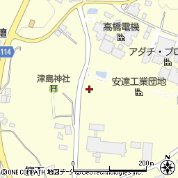 福島県二本松市渋川八人首周辺の地図