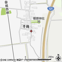 福島県喜多方市豊川町一井千苅124周辺の地図